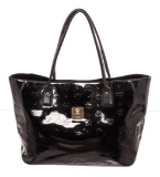 MCM Black Visetos Shopper shoulder Bag