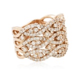 14KT Rose Gold 1.40 ctw Diamond Ring