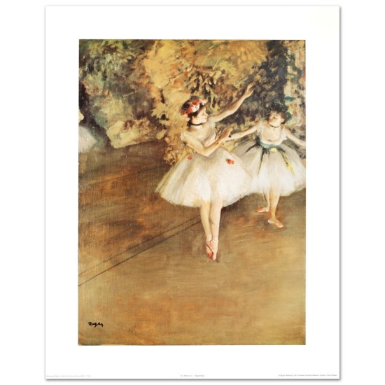 Two Ballerinas by Degas (1834-1917)
