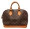 Louis Vuitton Brown Alma MM Satchel Bag