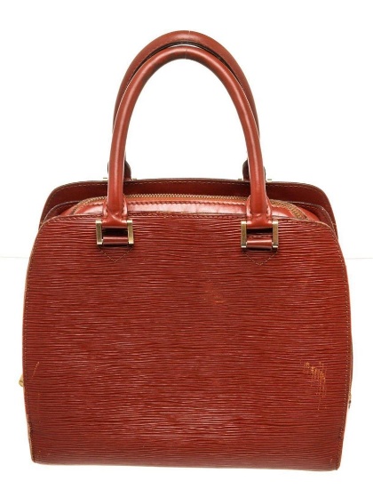 Louis Vuitton Red Pont Neuf Handbag