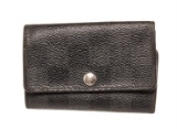 Louis Vuitton Black Graphite Damier Canvas 6 Key Holder Wallet