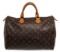 Louis Vuitton Brown Monogram Canvas Speedy 35cm Satchel Bag
