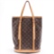 Louis Vuitton Monogram Canvas Leather Bucket GM Shoulder Bag