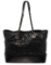 Chanel Black Leather CC Cabas Shoulder Bag