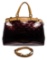 Louis Vuitton Amarante Monogram Vernis Leather Brea MM Satchel Bag