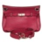 Hermes Red Leather Jypsiere 34cm Satchel Bag