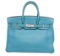 Hermes Blue Togo Leather Birkin 35cm Satchel Bag