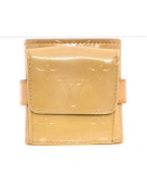 Louis Vuitton Beige Vernis Leather Lafayette Street Coin Purse Bracelet