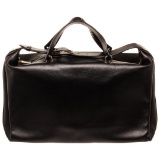 Balenciaga Black Leather Triple Boston Bag