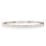 1.93 ctw SI1 Diamond 14K White Gold Bracelet