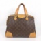 Louis Vuitton Brown Monogram Canvas Leather Retiro PM Satchel Bag