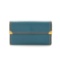 Louis Vuitton Turquoise Leather Porte Tresor International Wallet