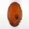 Vintage Large 14k Gold Oval Cabochon Natural Amber Bold Cocktail Statement Ring