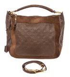 Louis Vuitton Brown Monogram Empreinte Audacieuse MM Hobo Bag