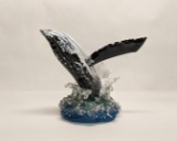 Breaching Humpback Whale by Seattle Glassblowing Studio