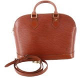Louis Vuitton Brown Epi Leather Alma PM Handbag