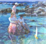 Tide Pools by Don Hatfield on canvas
