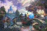 Cinderella Wishes Upon a Dream by Thomas Kinkade