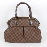 Louis Vuitton Damier Ebene Canvas Leather Trevi PM Handbag