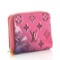 Louis Vuitton Pink Gradient Monogram Vernis Zippy Coin Purse