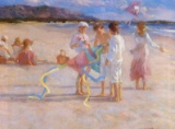 Flying Kites by Don Hatfield on paper