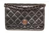 Chanel Black Caviar Leather WOC Chain Bag