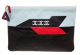 Chanel Multicolor Lambskin Leather Airplane Clutch