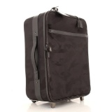 Valentino Black Camo Nylon Carry On Rolling Luggage