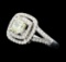 1.59 ctw Diamond Ring - 14KT White Gold