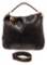 Louis Vuitton Black Leather Selene MM Hobo Bag