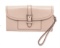 Coach Beige Leather Hybrid Wristlet Wallet