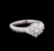 0.95 ctw Diamond Ring - 14KT White Gold