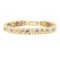12.00 ctw Multi-Color Gemstone Bracelet - 14KT Yellow Gold