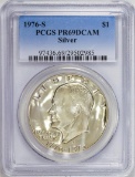 1976-S Eisenhower Dollar Coin PCGS PR69DCAM