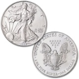 1996 American Silver Eagle .999 Fine Silver Dollar Coin