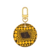 Louis Vuitton Yellow Yayoi Kusama Pumpkin Dots Monogram Limited Edition Round Ke