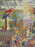 Parrots on the Veranda by John Powell