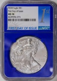 2018 American Silver Eagle .999 Fine Silver Dollar Coin NGC MS70