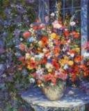 Garden Potpourri by Henri Plisson on canvas