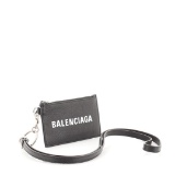 Balenciaga Everyday Lanyard Card Holder Black