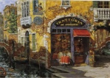Trattoria on the Water by Viktor Shvaiko on paper