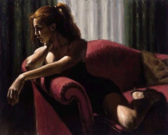 Rojo Sillon III by Fabian Perez