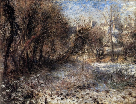 Renoir - Snowy Landscape
