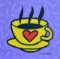 MORAIS **COUNTER COFFE ** SIGNED ORIGINAL ACRYLIC