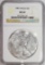 1987 American Silver Eagle .999 Fine Silver Dollar Coin NGC MS69