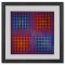 EG - 1 - 2 de la serie Folklore Planetaire by Vasarely (1908-1997)