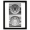 Sir -Ris de la serie Ondulatoires by Vasarely (1908-1997)