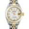 Rolex Ladies 2 Tone MOP Diamond 26MM Datejust Wristwatch