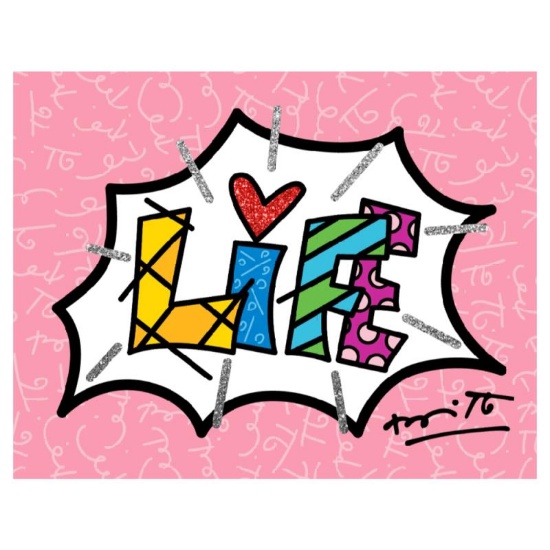 Dream Life (Pink) by Britto, Romero